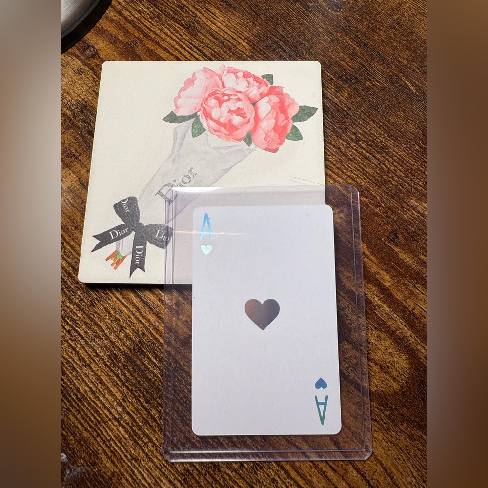 🔥RARE🔥 Dior Collectors Joy Playing Card Ace of Hearts ❤️ Card